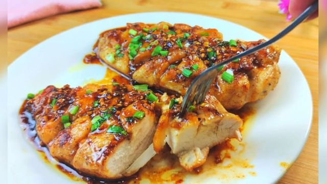 Honey garlic chicken ! Dinner ready in 15 minutes