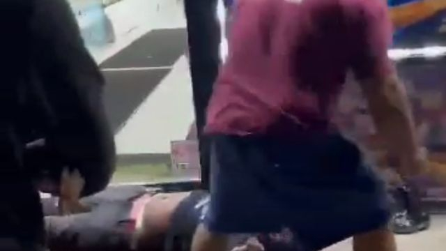 Man is knocked out cold by a single punch